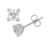 Grown With Love Igi Certified Lab Grown Diamond Princess Stud Earrings (1 Ct. T.w.) In 14k White Gold Or 14k Gold In White Gold