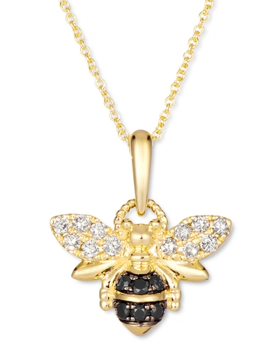 Le Vian Nude Diamond (1/5 Ct. T.w.) & Blackberry Diamond (1/10 Ct. T.w.) 18" Pendant Necklace In 14k Gold In Yellow Gold