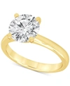 BADGLEY MISCHKA CERTIFIED LAB GROWN DIAMOND SOLITAIRE ENGAGEMENT RING (3 CT. T.W.) IN 14K GOLD