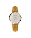 Adrienne Vittadini Cognac Genuine Leather Strap Analog Watch, 34mm In Cognac