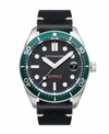 SPINNAKER MEN'S CROFT MID-SIZE AUTOMATIC NOMAD WITH BLACK GENUINE LEATHER STRAP WATCH 40MM