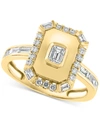 EFFY COLLECTION EFFY DIAMOND POLISHED RECTANGLE STATEMENT RING (5/8 CT. T.W.) IN 14K YELLOW GOLD