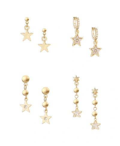 ETTIKA CONSTELLATION STAR MULTIPLE EARRING SET