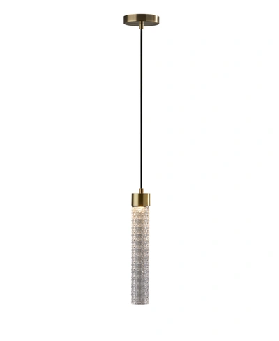 Adesso Harriet Led Pendant In Brass