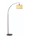 ADESSO BURLAP ARC LAMP