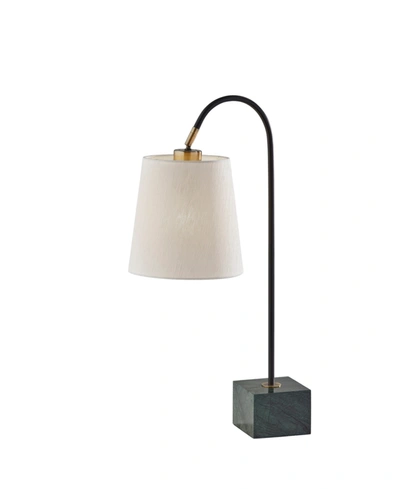 Adesso Hanover Table Lamp In Black Brass Accent