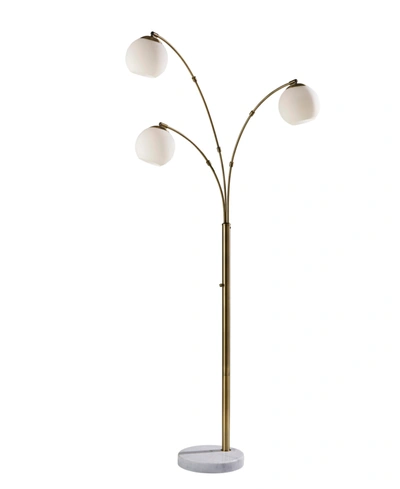 Adesso Remi Arc Lamp In Brass