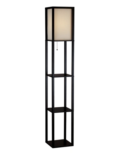 Adesso Wright Tall Shelf Floor Lamp