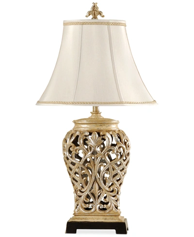 Stylecraft Open-lace Scroll Table Lamp, Created For Macy's In No Color