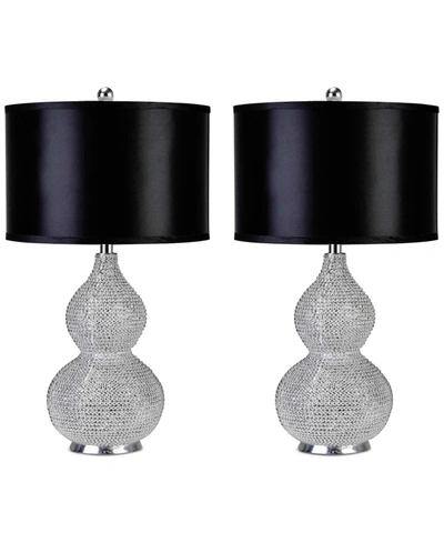ABBYSON LIVING SET OF 2 VITO SEA URCHIN TABLE LAMPS