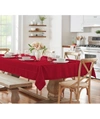 Elrene Elegance Plaid 60" X 120" Oblong Tablecloth In Poinsettia Red
