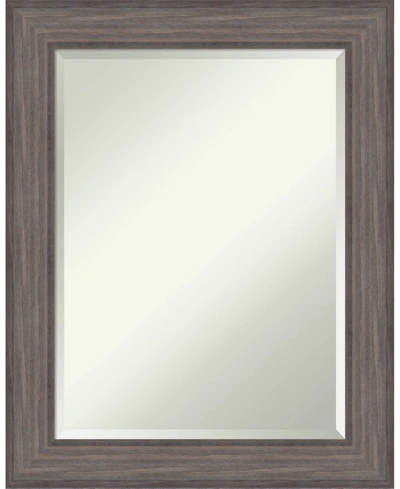 Amanti Art Country Barnwood 23x29 Bathroom Mirror