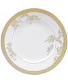 VERA WANG WEDGWOOD DINNERWARE, LACE GOLD SALAD PLATE