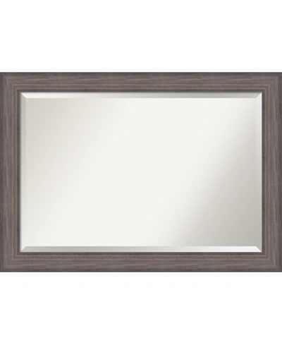 Amanti Art Country Barnwood 41x29 Bathroom Mirror