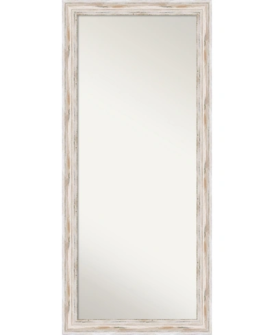 Amanti Art Alexandria Wood 29x65 Floor-leaner Mirror