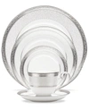 Noritake Dinnerware, Odessa Platinum 5 Piece Place Setting