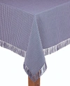 LINTEX HOMESPUN MARINE 100% COTTON TABLECLOTH 60"X102"