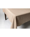 LINTEX TWEED 100% COTTON TABLECLOTH 70" ROUND RED