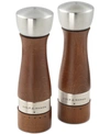 COLE & MASON OLDBURY WALNUT-STAINED SALT & PEPPER MILL SET