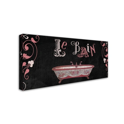 Trademark Global Color Bakery 'french Sign Ii' Canvas Art, 10" X 19"