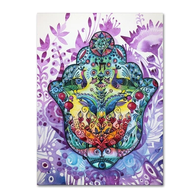 Trademark Global Oxana Ziaka 'hamsa' Canvas Art In Multi