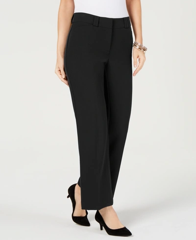 Alfani Women's Essential Curvy Bootcut Pants, Regular, Long & Short Lengths, Created For Macy's In Black