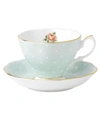 Royal Albert Old Country Roses Polka Rose Cup And Saucer