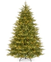 National Tree Company 7.5' "feel Real" Nordic Spruce Medium Hinged Christmas Tree With 900 Clear Lights