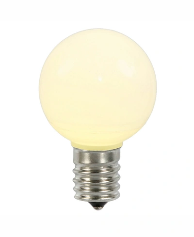Vickerman Warm White Ceramic G50 Led Replacement Bulb, 5 Per Bag