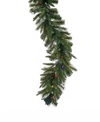 VICKERMAN 9 FT CASHMERE ARTIFICIAL CHRISTMAS GARLAND WITH 100 MULTI-COLORED LED LIGHTS