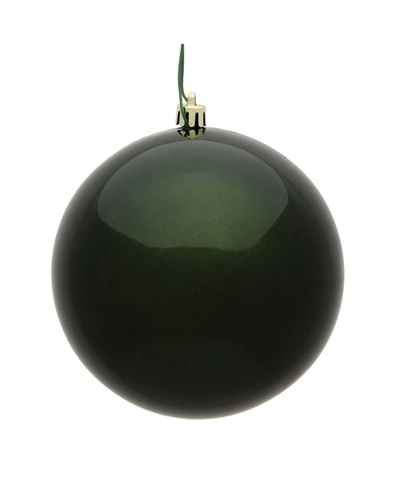 Vickerman 4.75" Moss Green Candy Uv Treated Ball Christmas Ornament