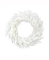 Vickerman 48 Inch Sparkle White Spruce Artificial Christmas Wreath Unlit