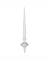 Vickerman 12" White Shiny Cupola Finial