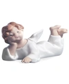 Lladrò Collectible Figurine, Angel Laying Down