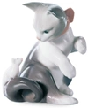 Lladrò Collectible Figurine, Cat And Mouse