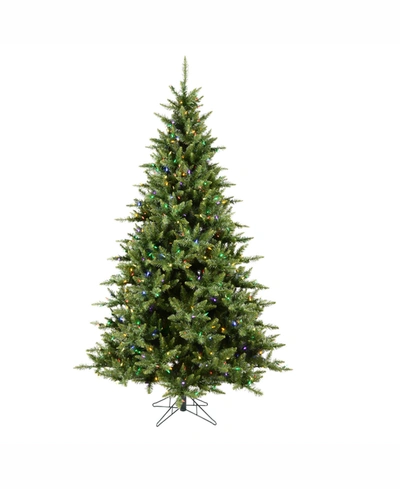 Vickerman 5.5 Ft Camdon Fir Artificial Christmas Tree With 450 Multi-colored Led Lights