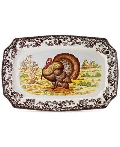 Spode Woodland Turkey Rectangular Platter