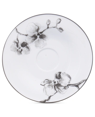 Michael Aram Black Orchid Saucer In White