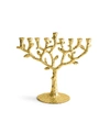 MICHAEL ARAM TREE OF LIFE MENORAH GOLD