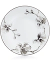 MICHAEL ARAM DINNERWARE, BLACK ORCHID TIDBIT PLATE