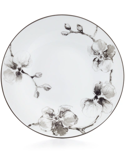 MICHAEL ARAM DINNERWARE, BLACK ORCHID TIDBIT PLATE