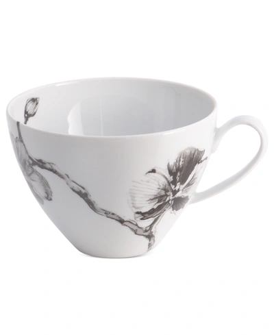 MICHAEL ARAM DINNERWARE, BLACK ORCHID BREAKFAST CUP