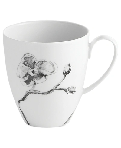 MICHAEL ARAM DINNERWARE, BLACK ORCHID MUG