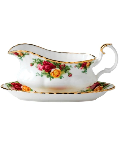Royal Albert Old Country Roses 6" Gravy Boat Stand