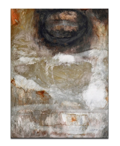 Ready2hangart , 'neutral Geode Ii' Abstract Canvas Wall Art, 40x30" In Multi