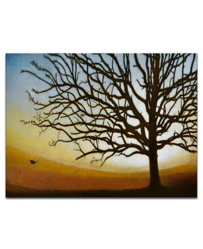 Ready2hangart , 'single Leaf' Tree Canvas Wall Art, 30x40" In Multi