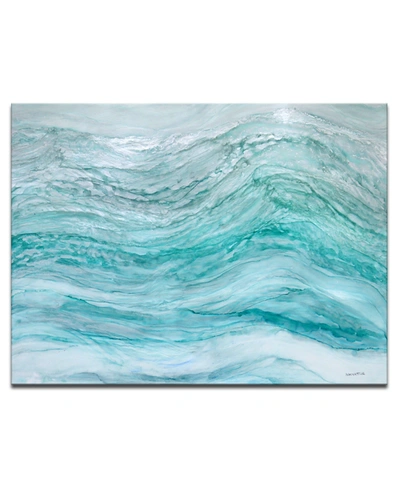 Ready2hangart 'neptune's Fury' Abstract Canvas Wall Art, 20x30" In Multi