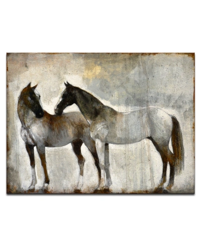 Ready2hangart , 'gentle' Equestrian Canvas Wall Art, 40x30" In Multi