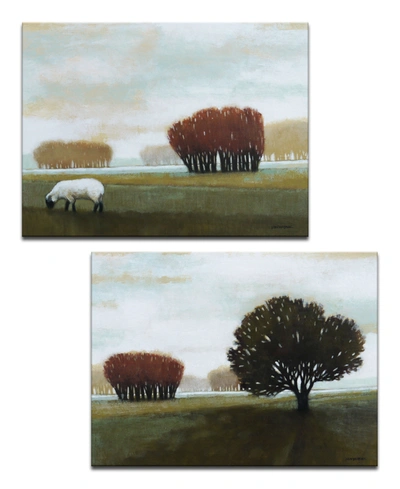 Ready2hangart 'harmony' 2 Piece Farm Canvas Wall Art Set, 20x30" In Multi