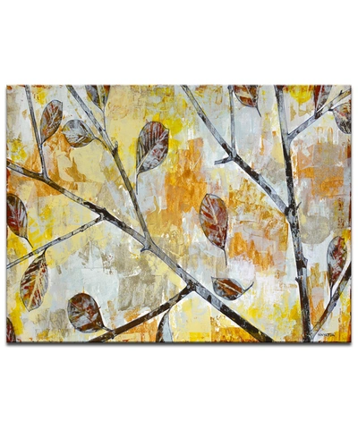 Ready2hangart 'blowing Autumn Leaves' Canvas Wall Art, 30x40" In Multicolor